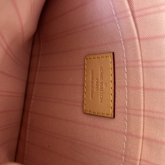 Louis Vuitton Damier Azur Neverfull MM pochette bag - Picture 9 of 9